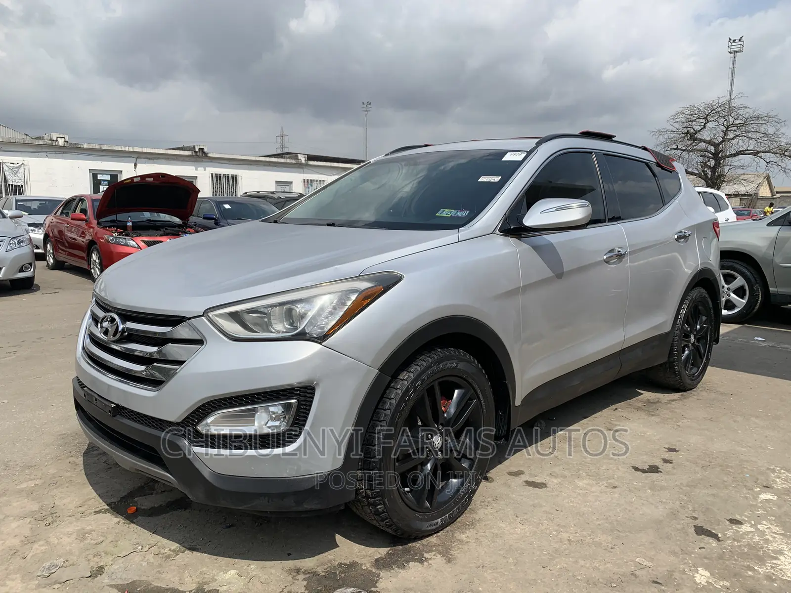 Hyundai Santa Fe GLS 4dr SUV AWD (3.3L 6cyl 6A) 2014 Silver