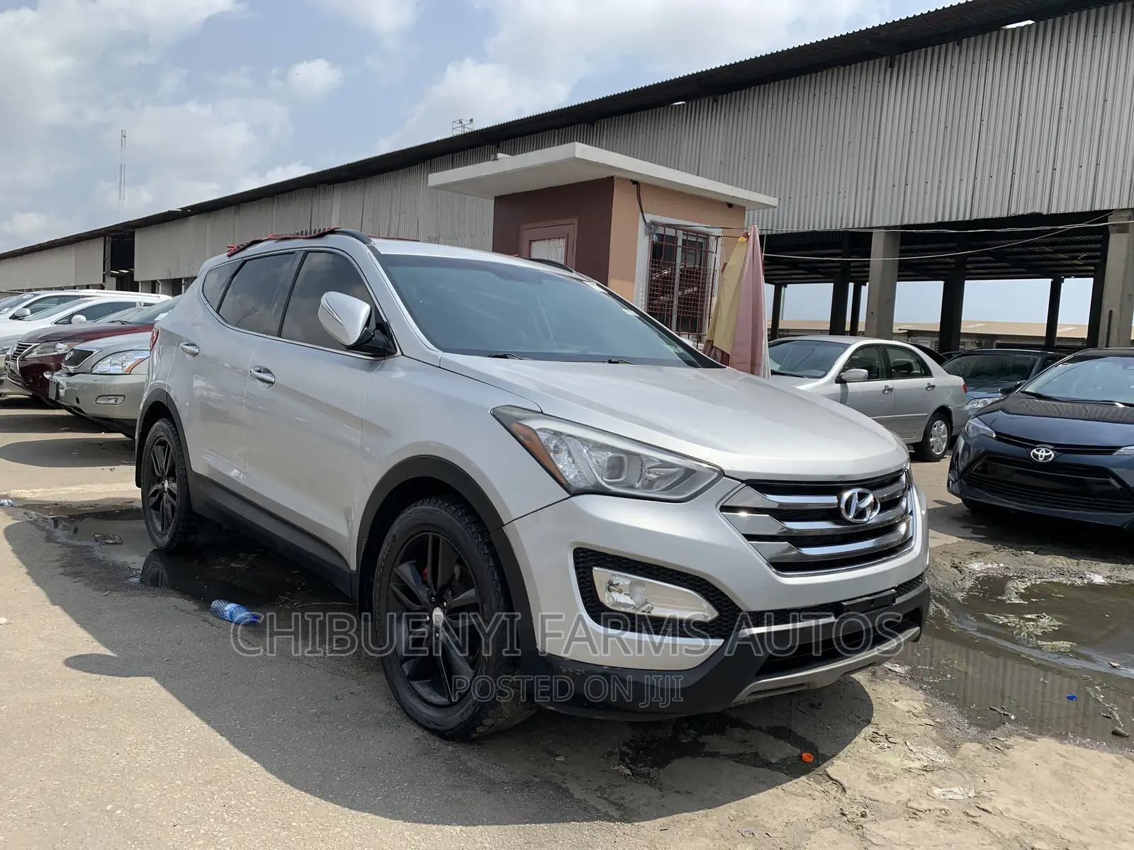 Hyundai Santa Fe GLS 4dr SUV AWD (3.3L 6cyl 6A) 2014 Silver