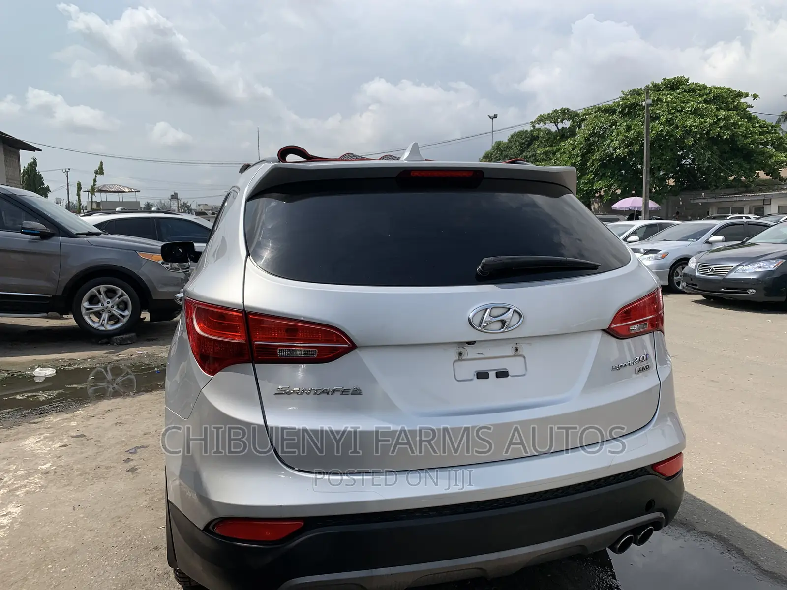 Hyundai Santa Fe GLS 4dr SUV AWD (3.3L 6cyl 6A) 2014 Silver