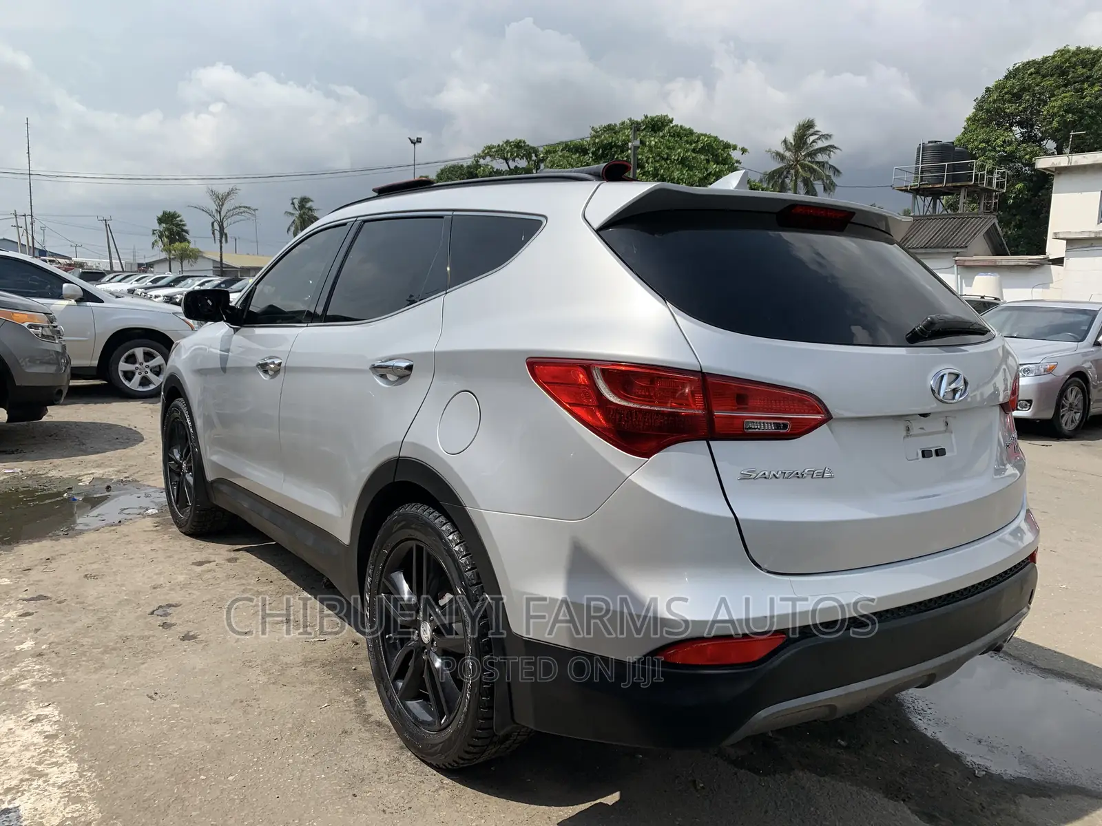 Hyundai Santa Fe GLS 4dr SUV AWD (3.3L 6cyl 6A) 2014 Silver