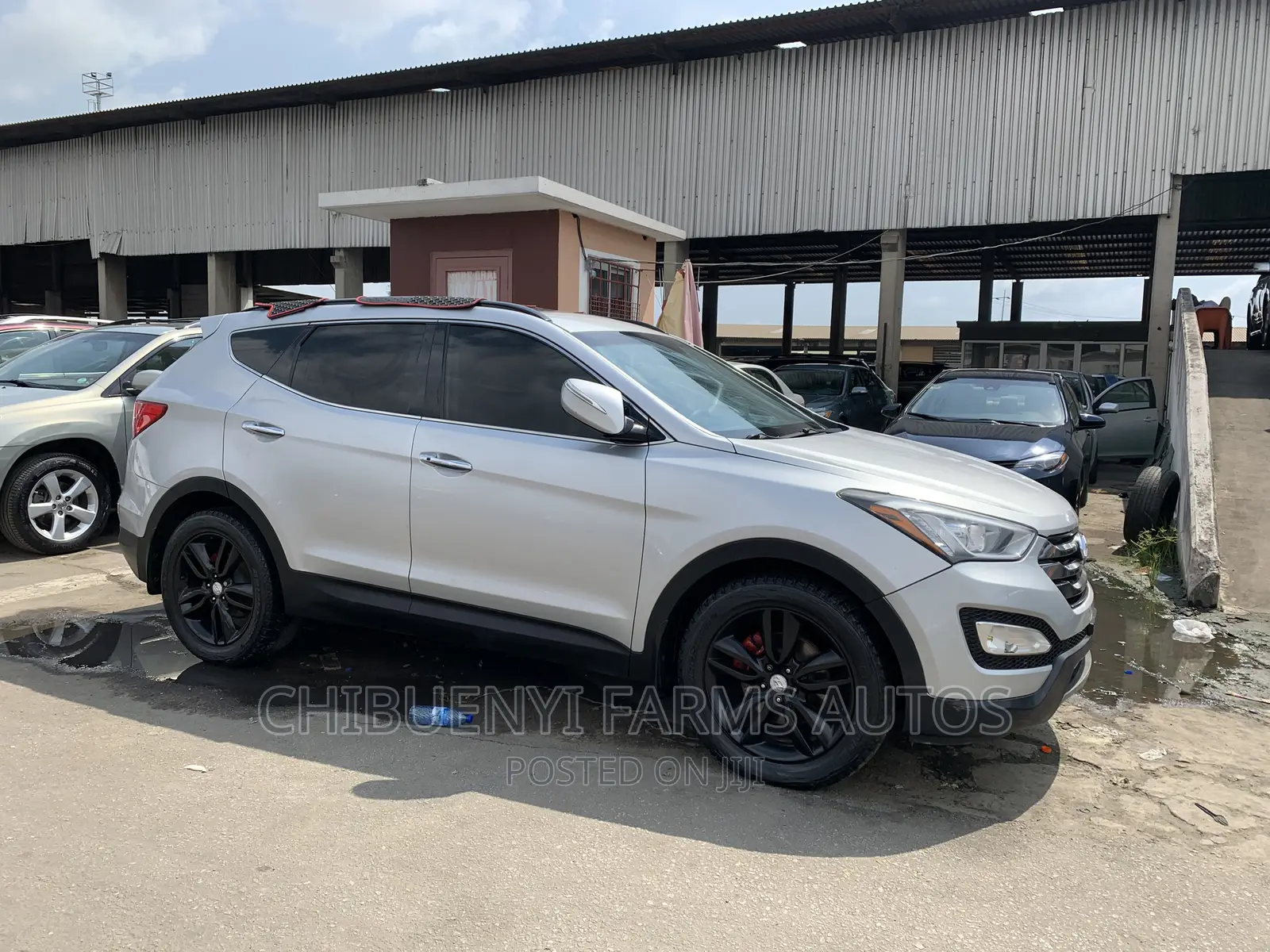 Hyundai Santa Fe GLS 4dr SUV AWD (3.3L 6cyl 6A) 2014 Silver