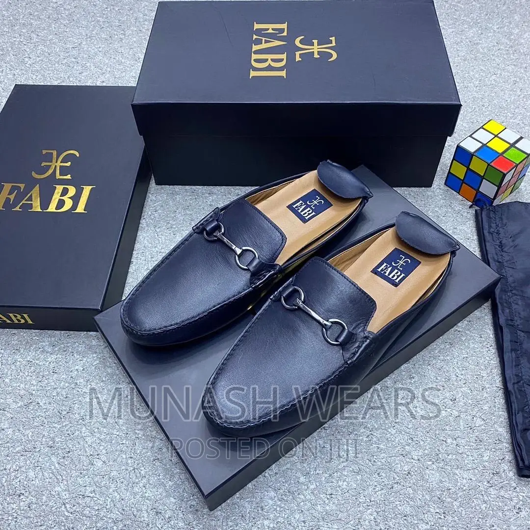 Italian Fabi Leather Half Shoe