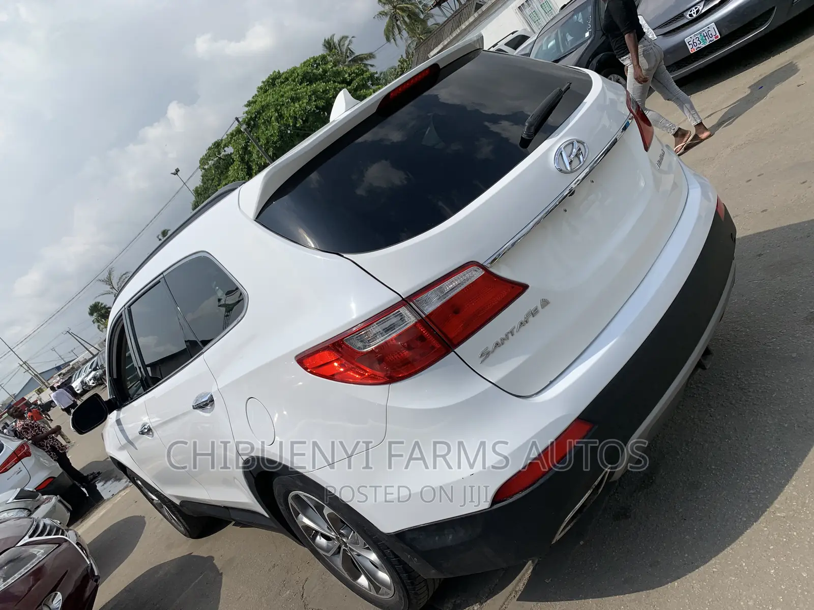 Hyundai Santa Fe 2014 White