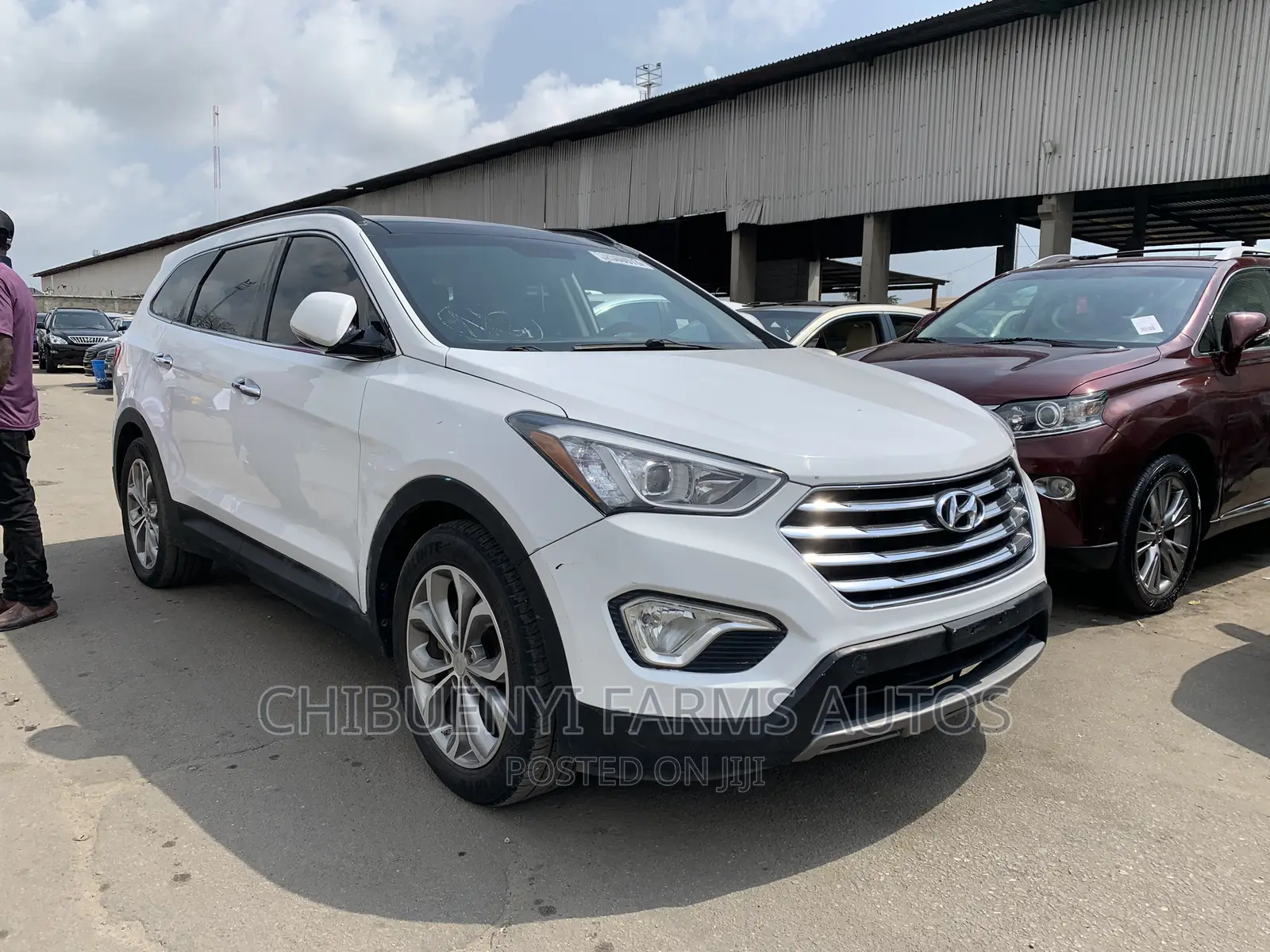 Hyundai Santa Fe 2014 White