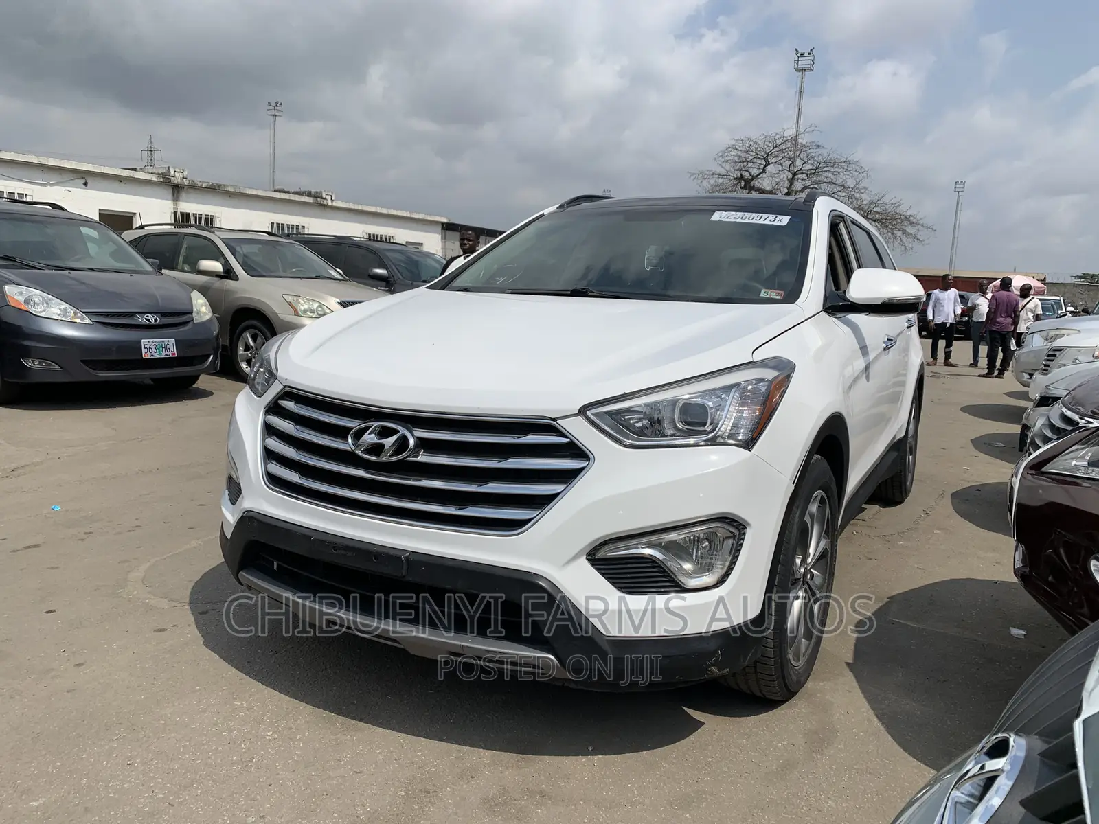 Hyundai Santa Fe 2014 White