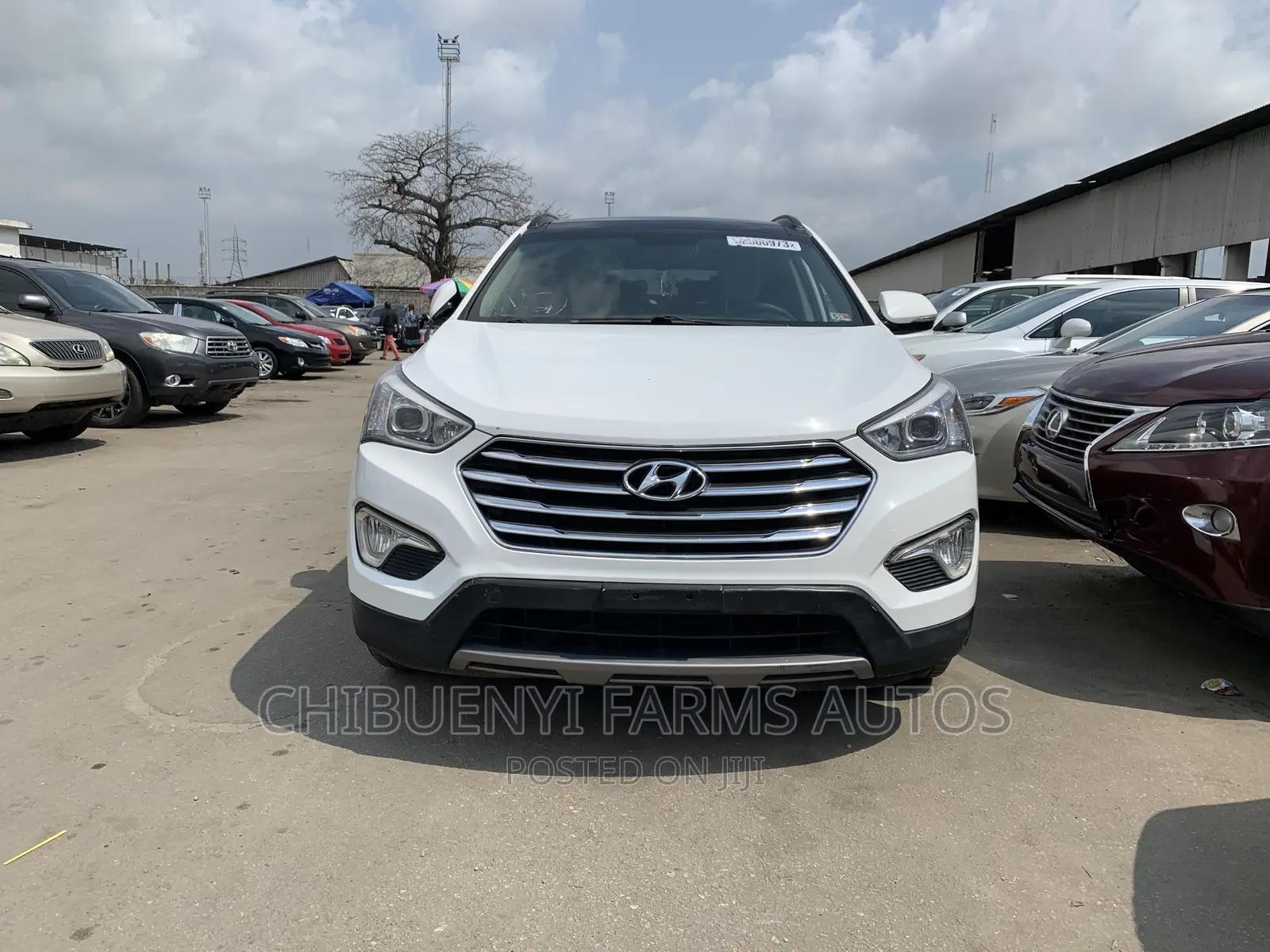 Hyundai Santa Fe 2014 White