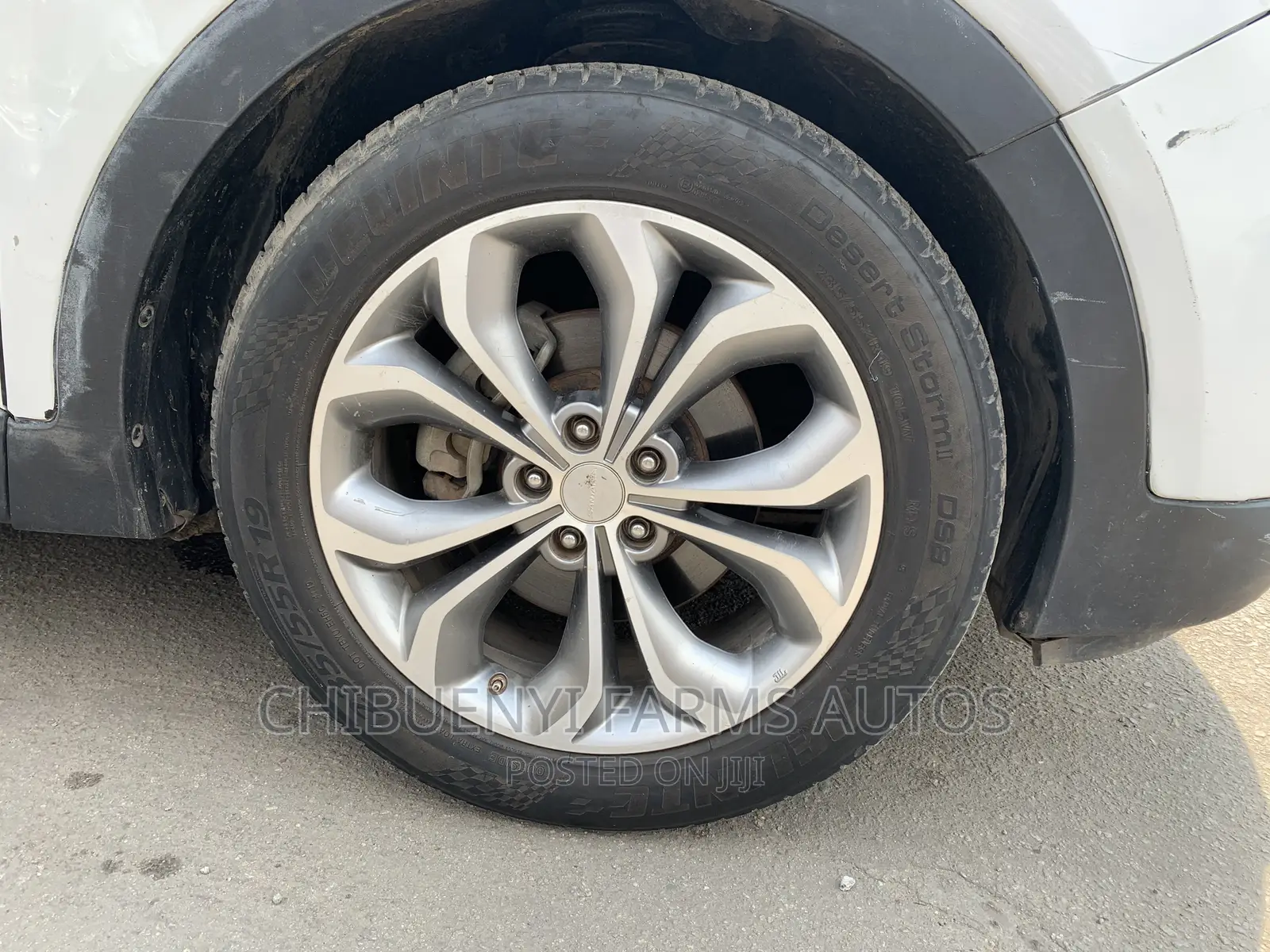 Hyundai Santa Fe 2014 White