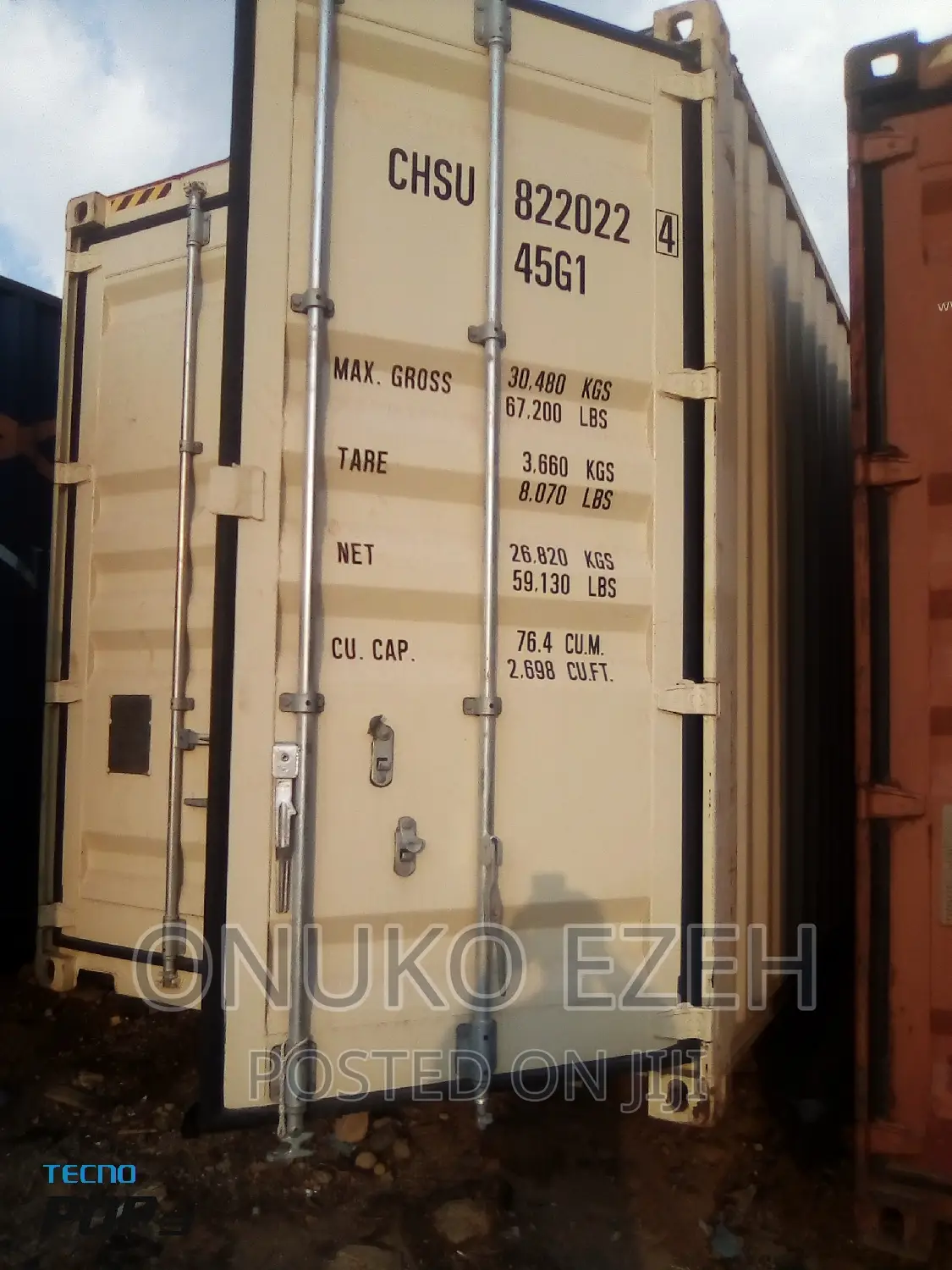 40ft Strong and Clean Container for Sale