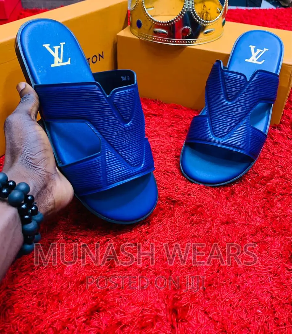 Louis Vuitton Leather Slipers
