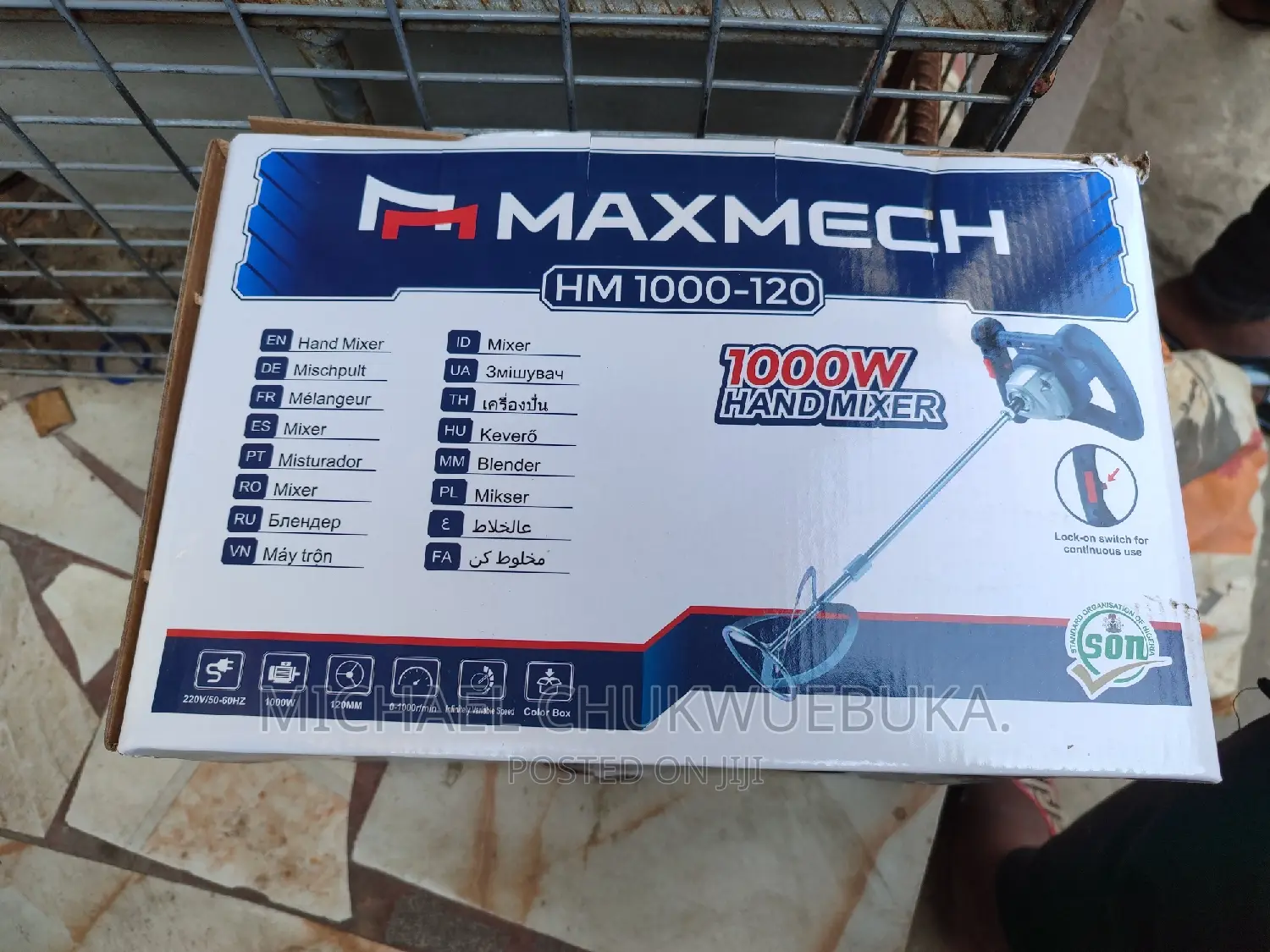 1000w Maxmech Hand Mixer