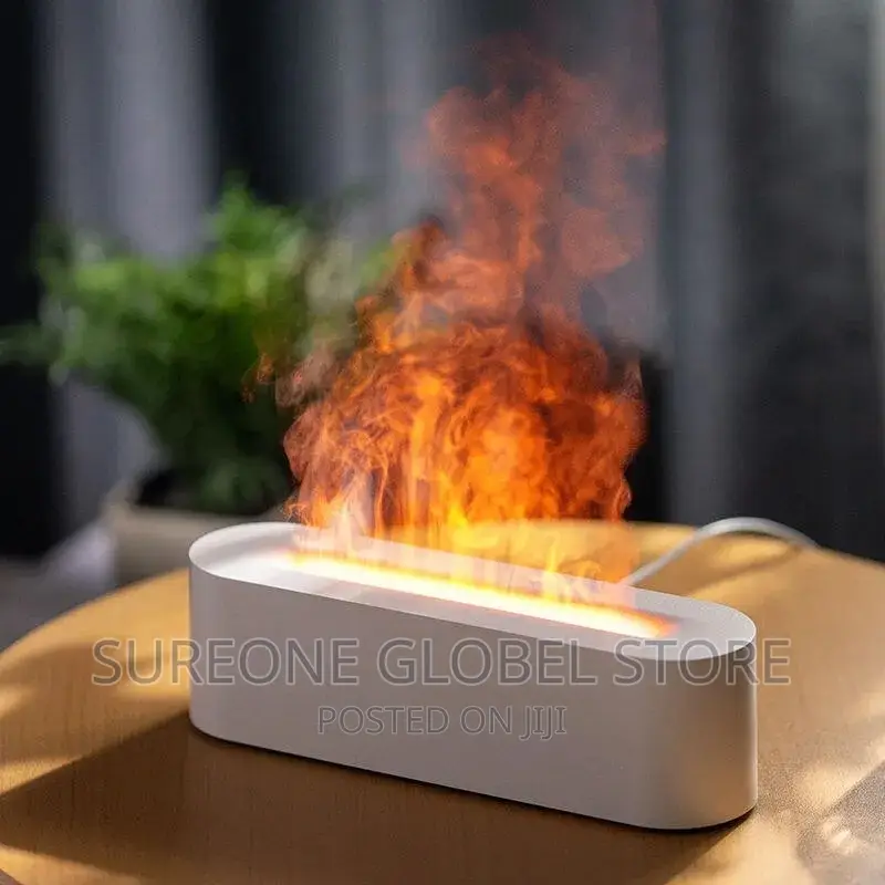 Newest RGB Flame Aroma Diffuser Humidifier USB