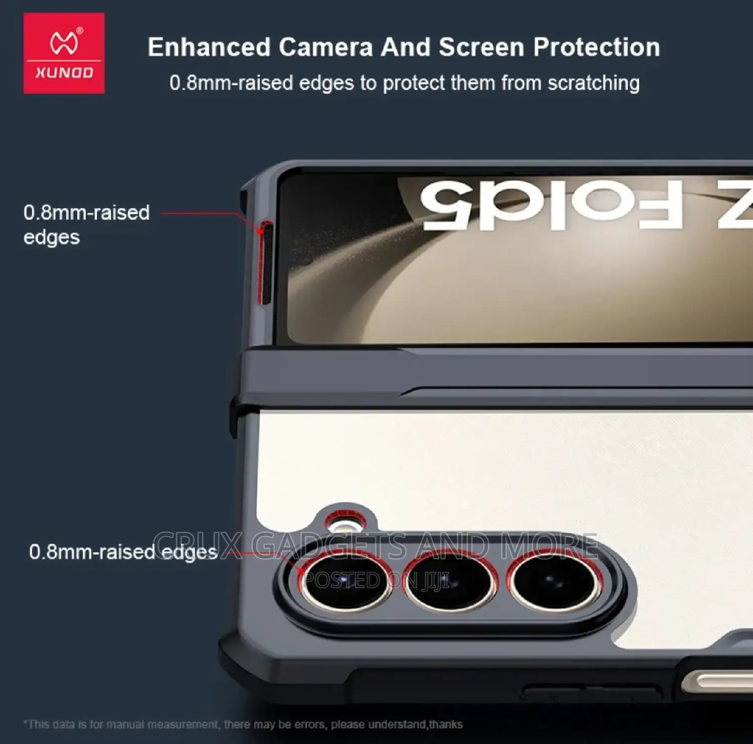 Shockproof Xundd Hybrid Armor Samsung Galaxy Z Fold 4 to 6