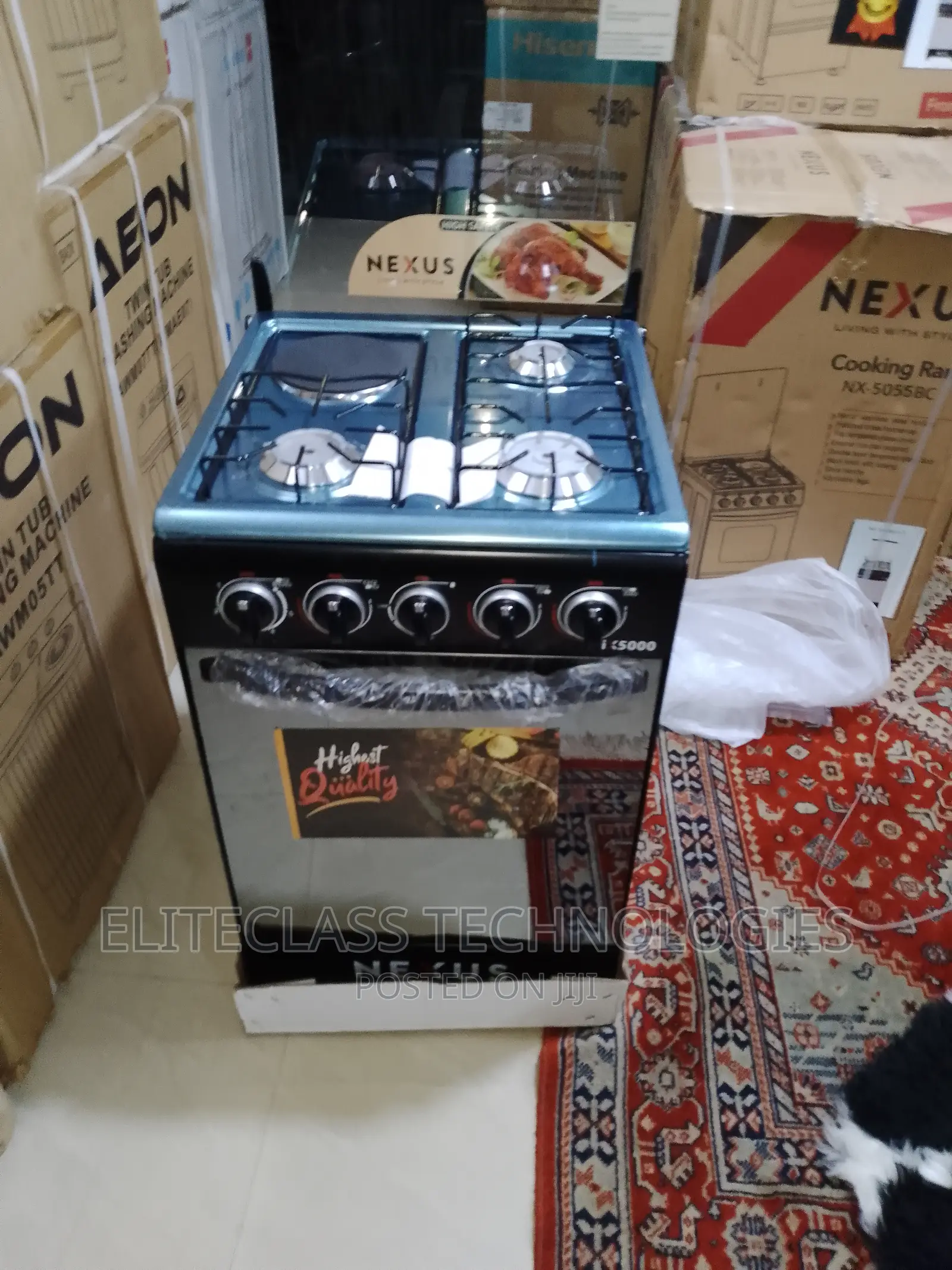 Brand New Nexus 3+1 Gas Cooker (NX-5055BC)