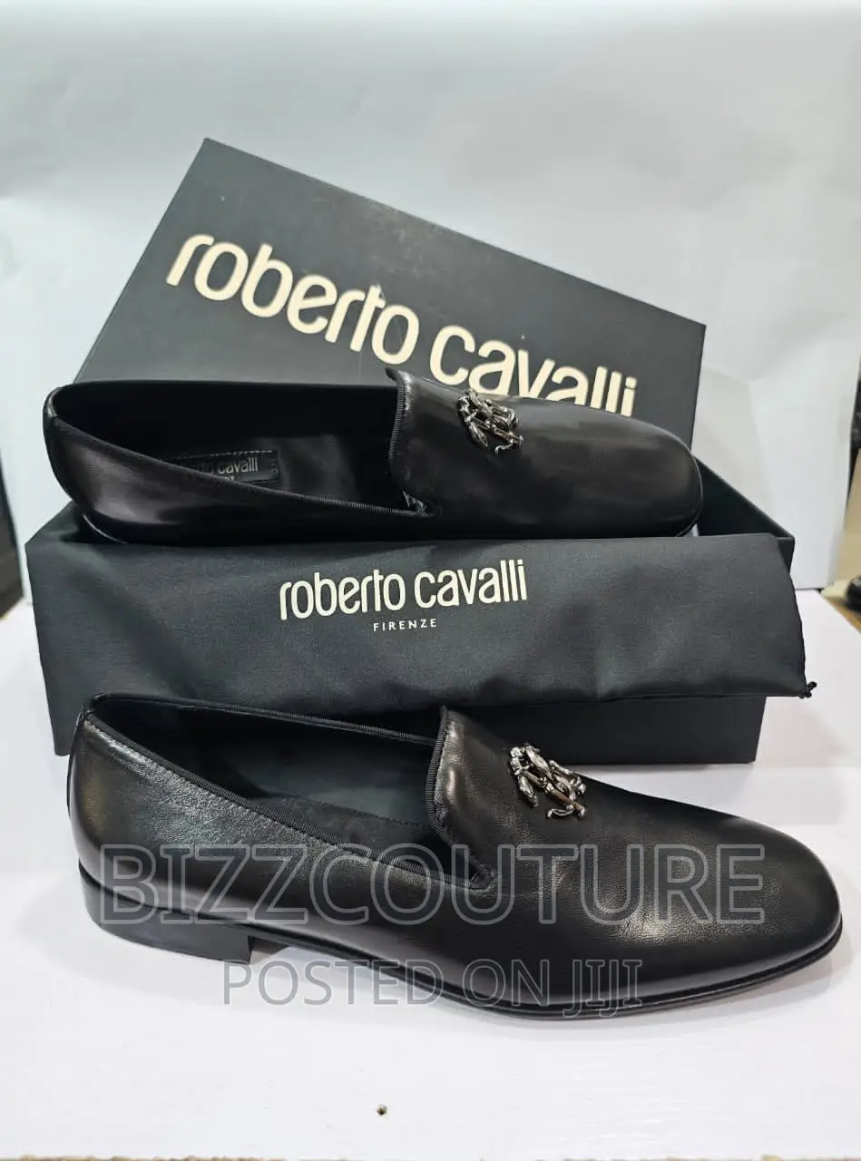 Original Italian ROBERTO CAVALLI Loafers Available in Store
