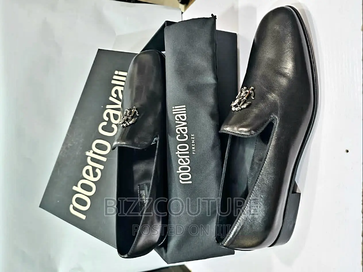 Original Italian ROBERTO CAVALLI Loafers Available in Store