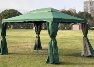 Luxury Green Canopy Tent. 9ft X 9ft.