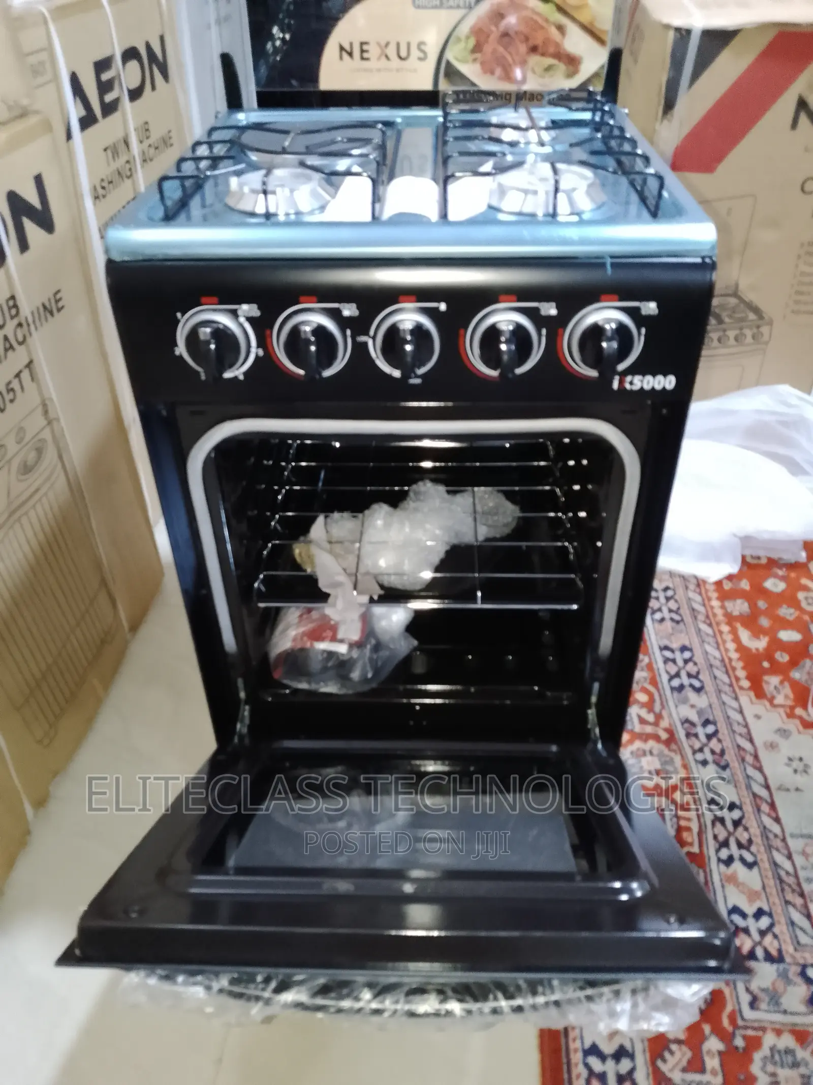 New Versatile Cooking Nexus Gas Cooker 3+1 Nx-5055bc