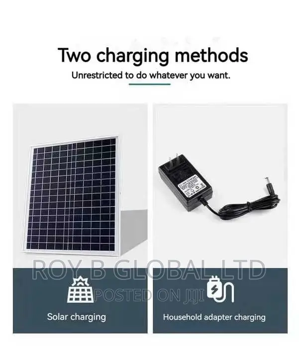 Rechargeable Solar Fan