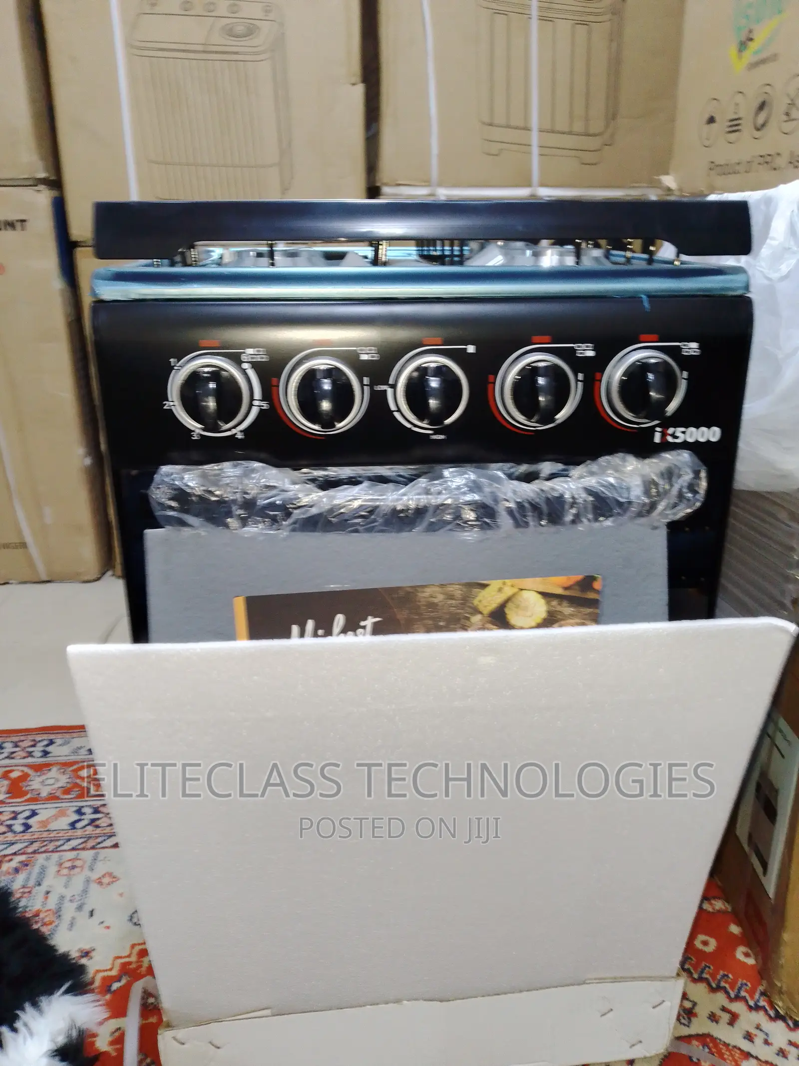 New Nexus Gas Cooker 3+1 Nx-5055bc-Iron Pan Support