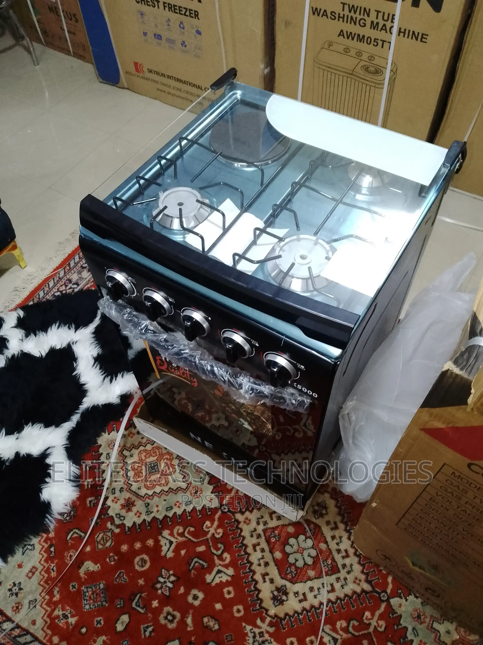 Tempered Glass Cover-Nexus Gas Cooker 3+1 Nx-5055bc