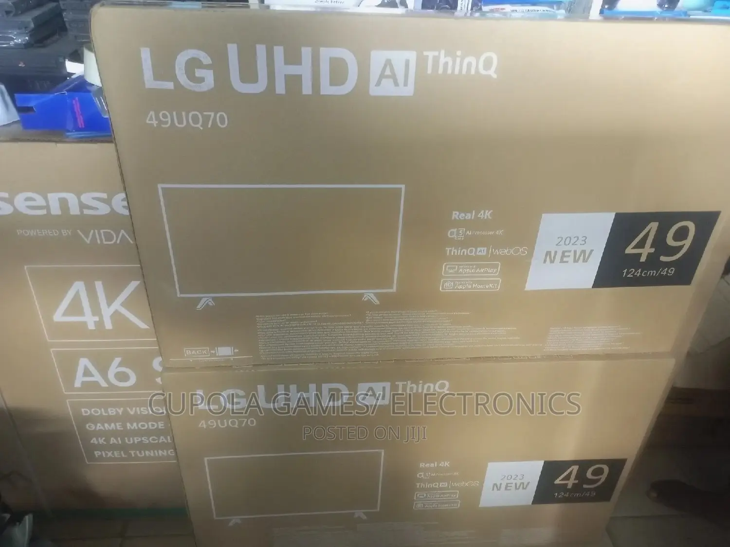 Lg Tv 49 Inches Smart, Phone Cast Available.