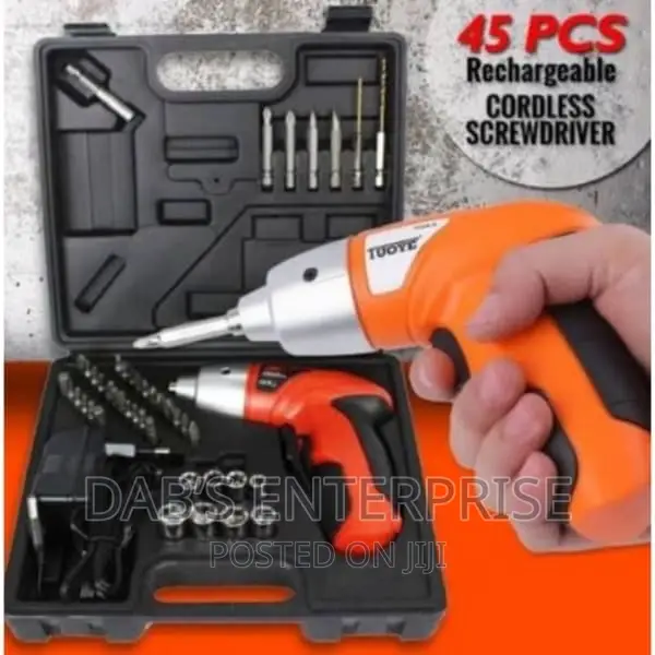 45 Pieces Cordless Screwdriver