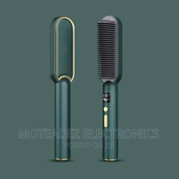High Heat Temperature Control Hair Straightener And Brush