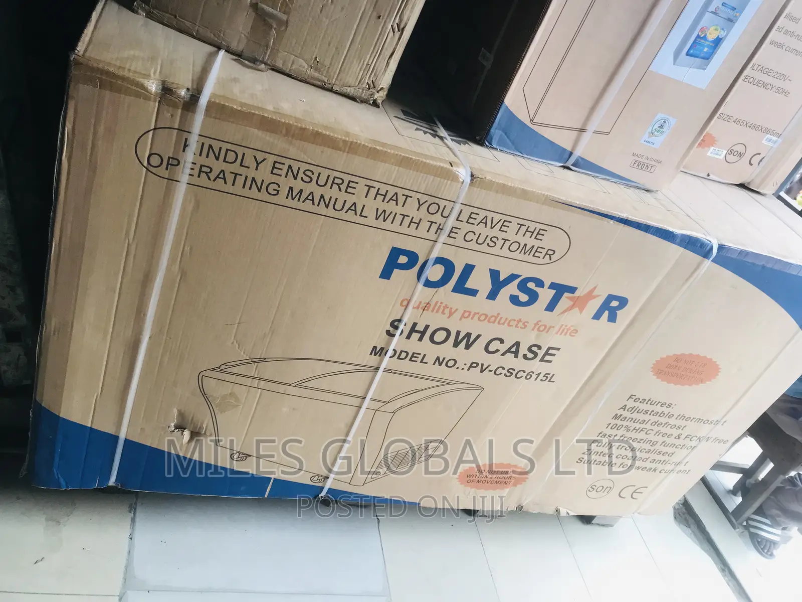 Polystar Showcase Freezer -Pv-Csc615l -280watts