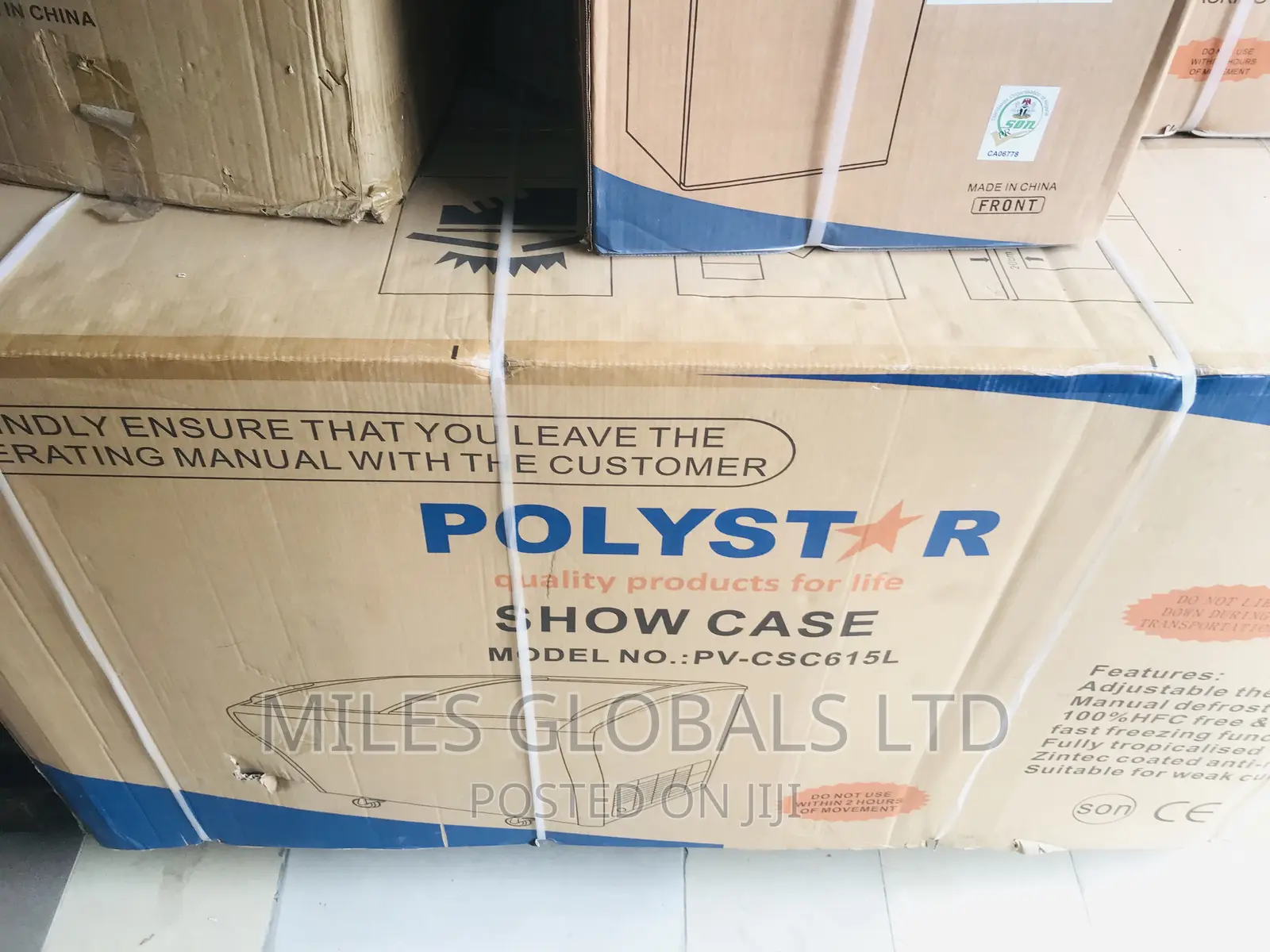 Polystar Showcase Freezer -Pv-Csc615l -280watts