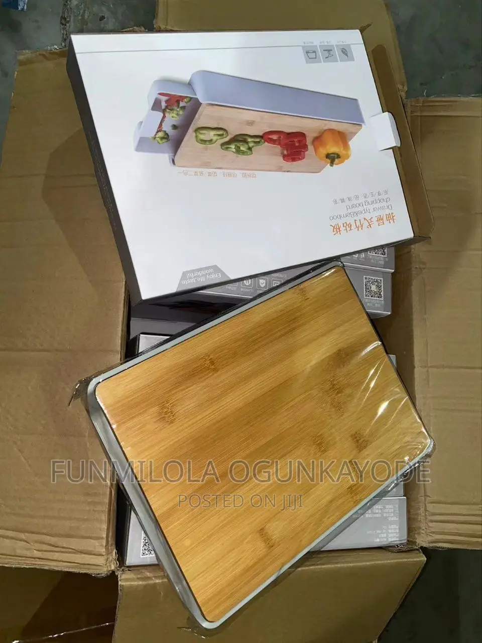 Drawer Bamboo Chopping Board