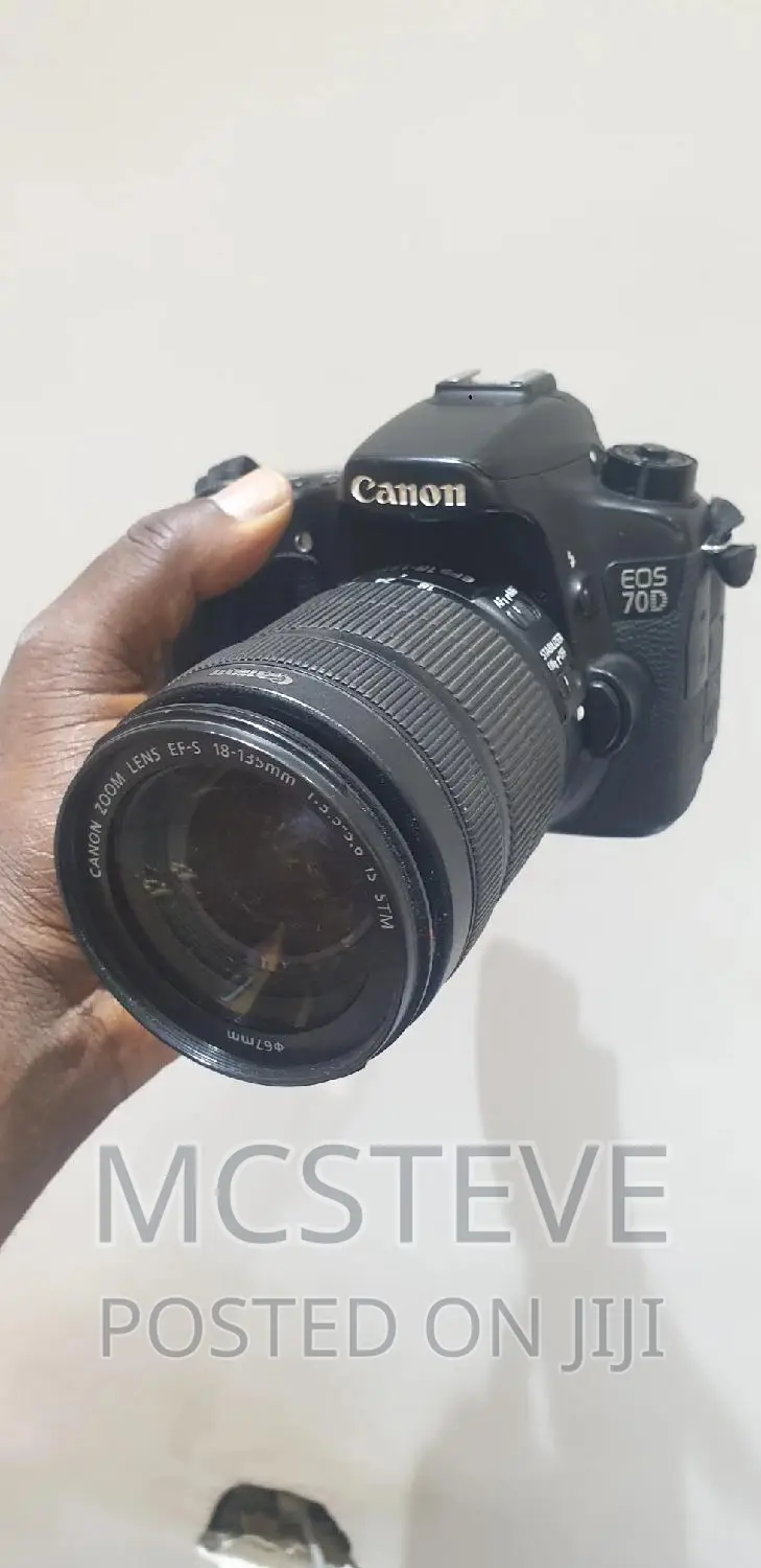 Canon EOS 70D With 18 - 135MM Lens