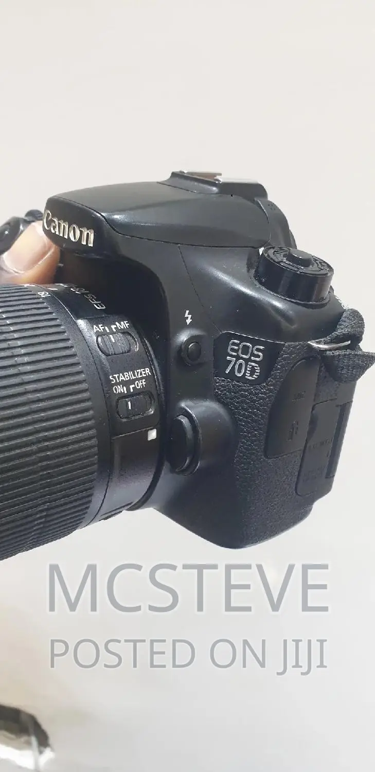 Canon EOS 70D With 18 - 135MM Lens