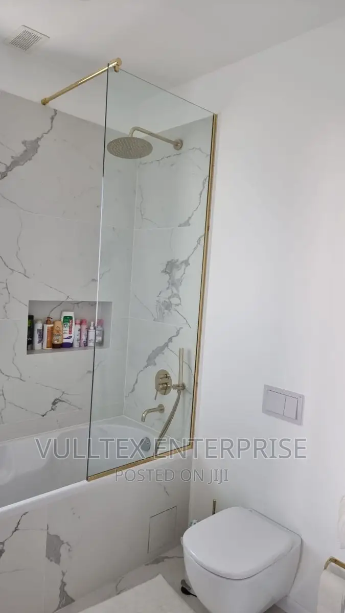Glass Shower Panel Divider