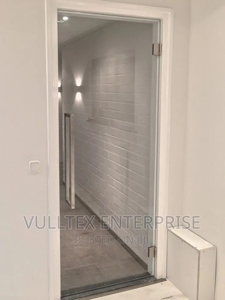Tempered Glass Single Door.