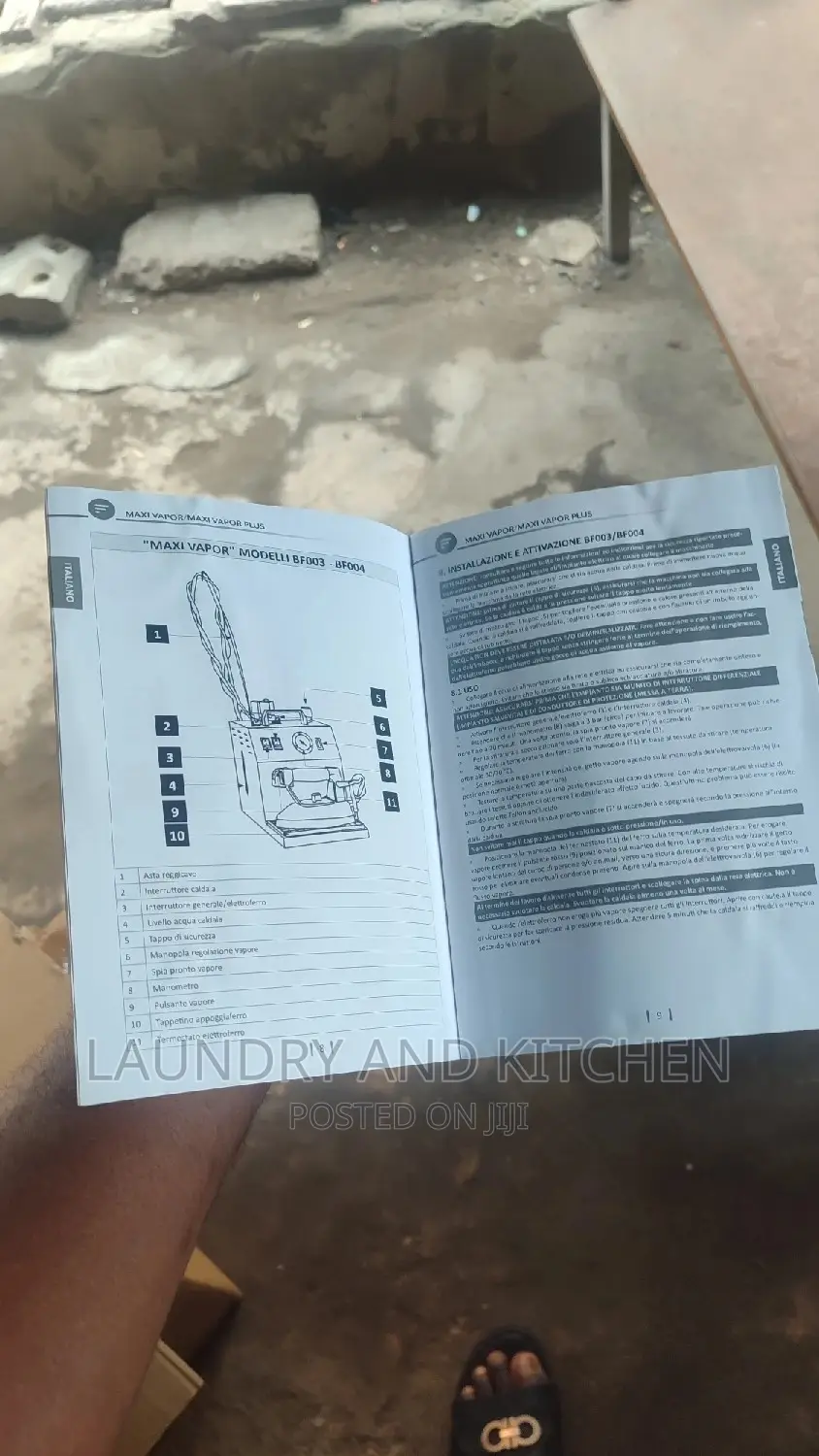 5liters Brand New Italian Industrial Steaming Iron