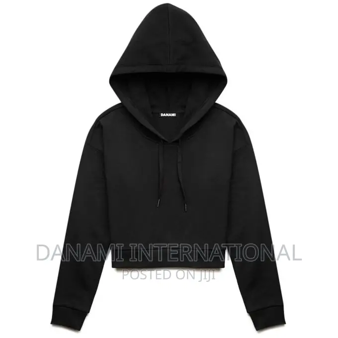 Danami Plain Crop Hoodie