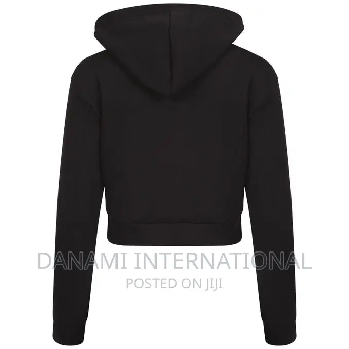 Danami Plain Crop Hoodie