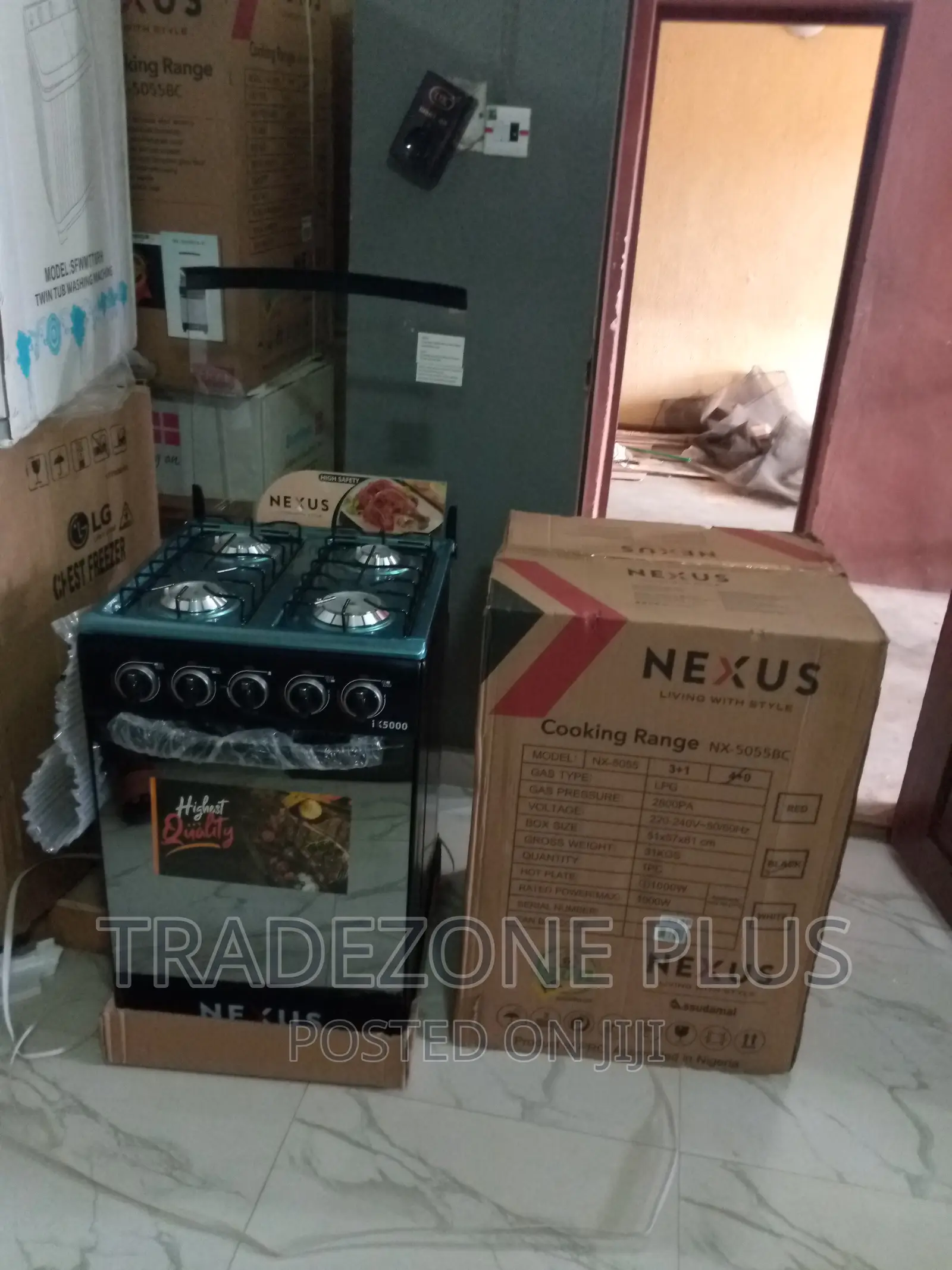 Affoedable Nx-5055bc Nexus 4 Burner Gas Cooker