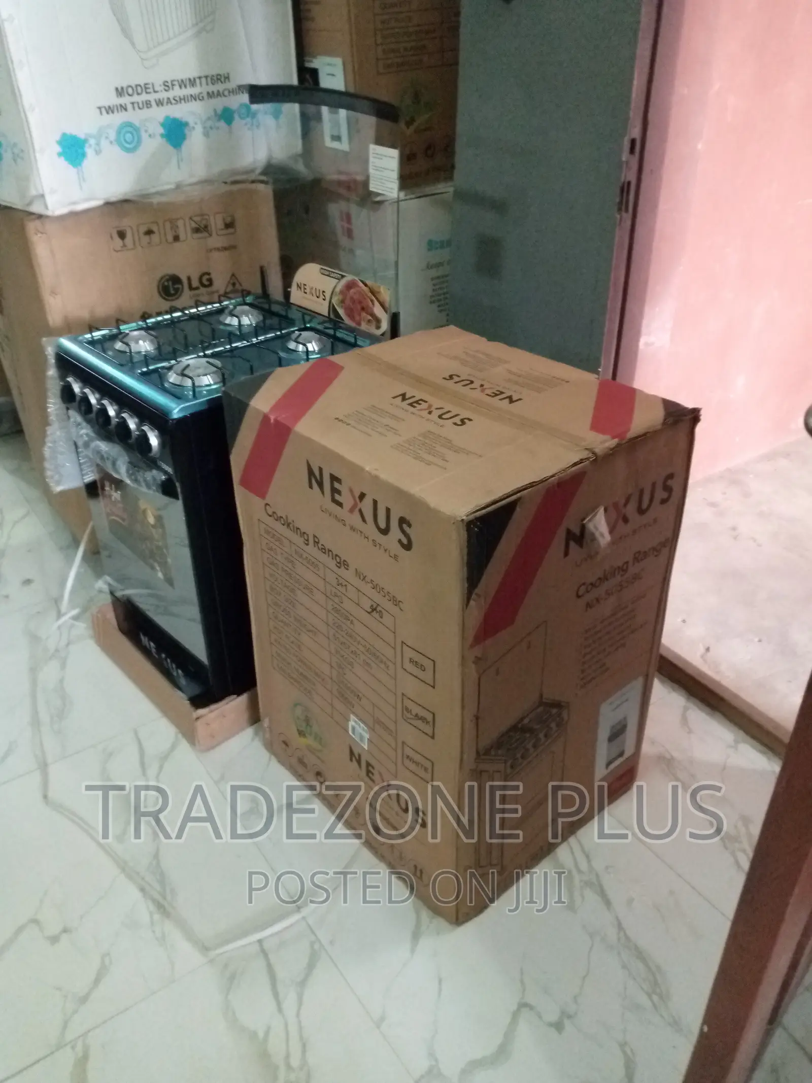 Original Nexus -Nx-5055bc Gas Cooker-4+0