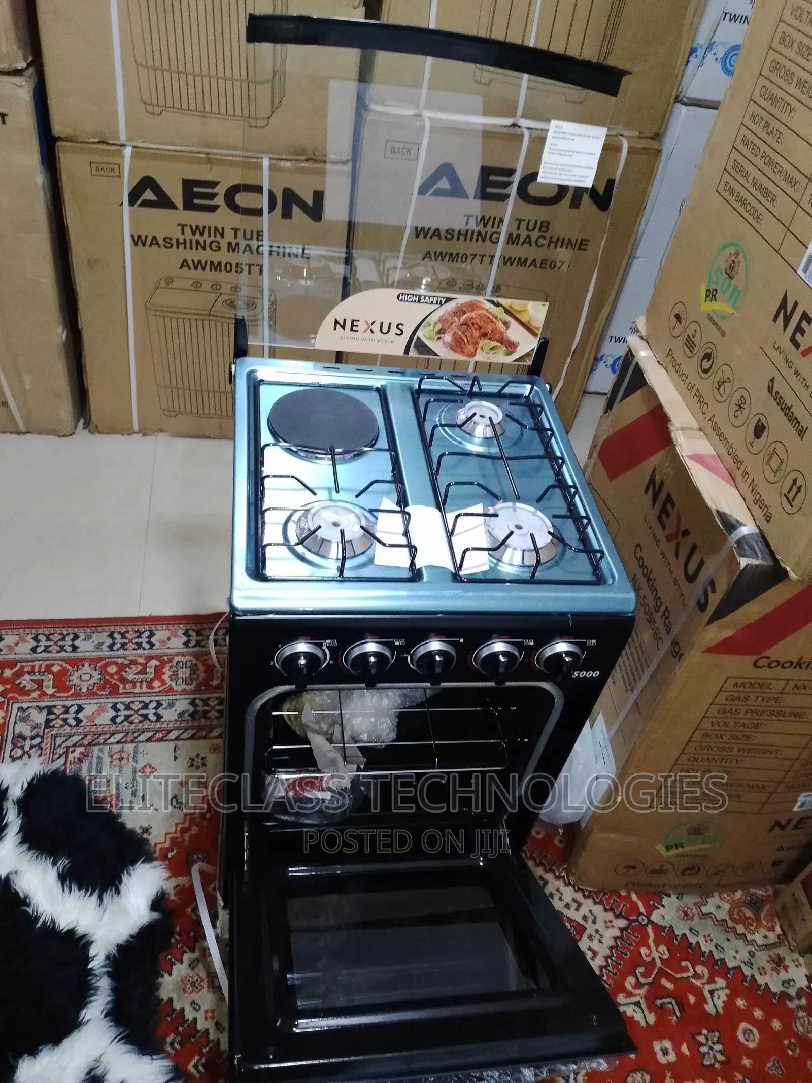 Easy to Use and Clean Nx-5055bc Nexus Gas Cooker