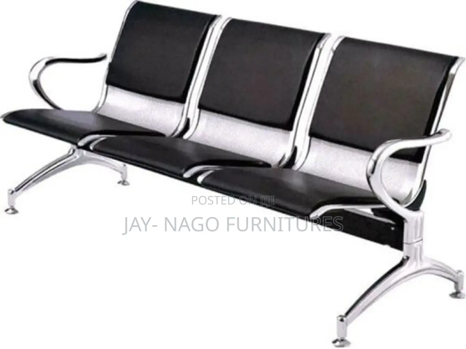 Executive Quality Standard Leather Three Seater Chair