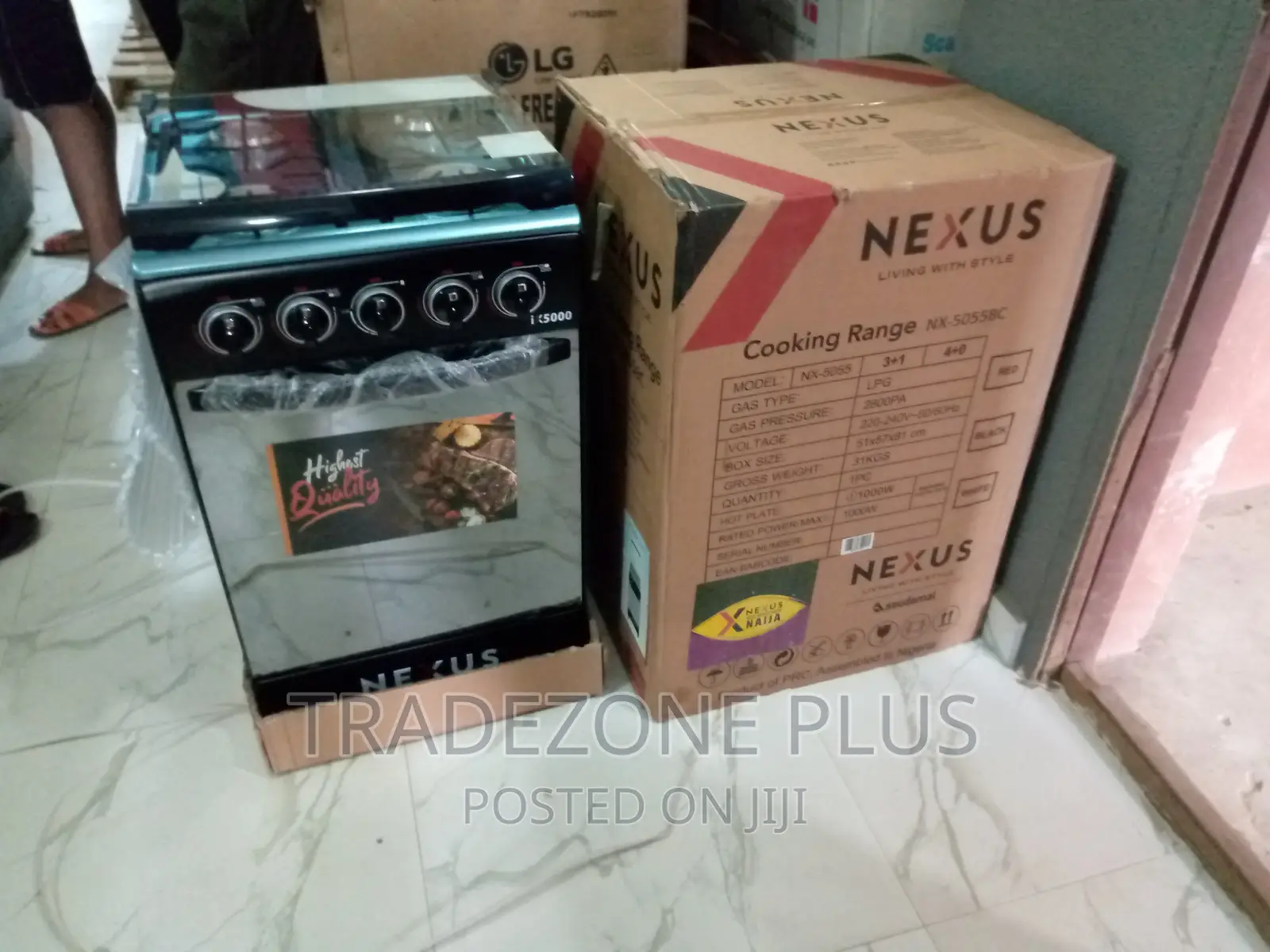 Introducing the New Nx-5055bc Nexus 4+0 Gas Cooker