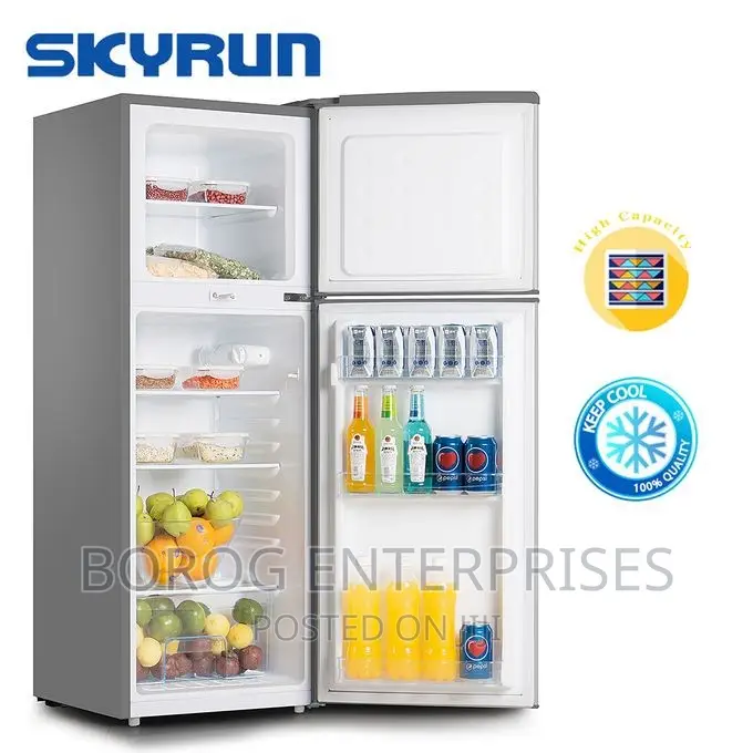 Skyrun 138 Litres Double Door Top Mount Fridge (Bcd-138hc)