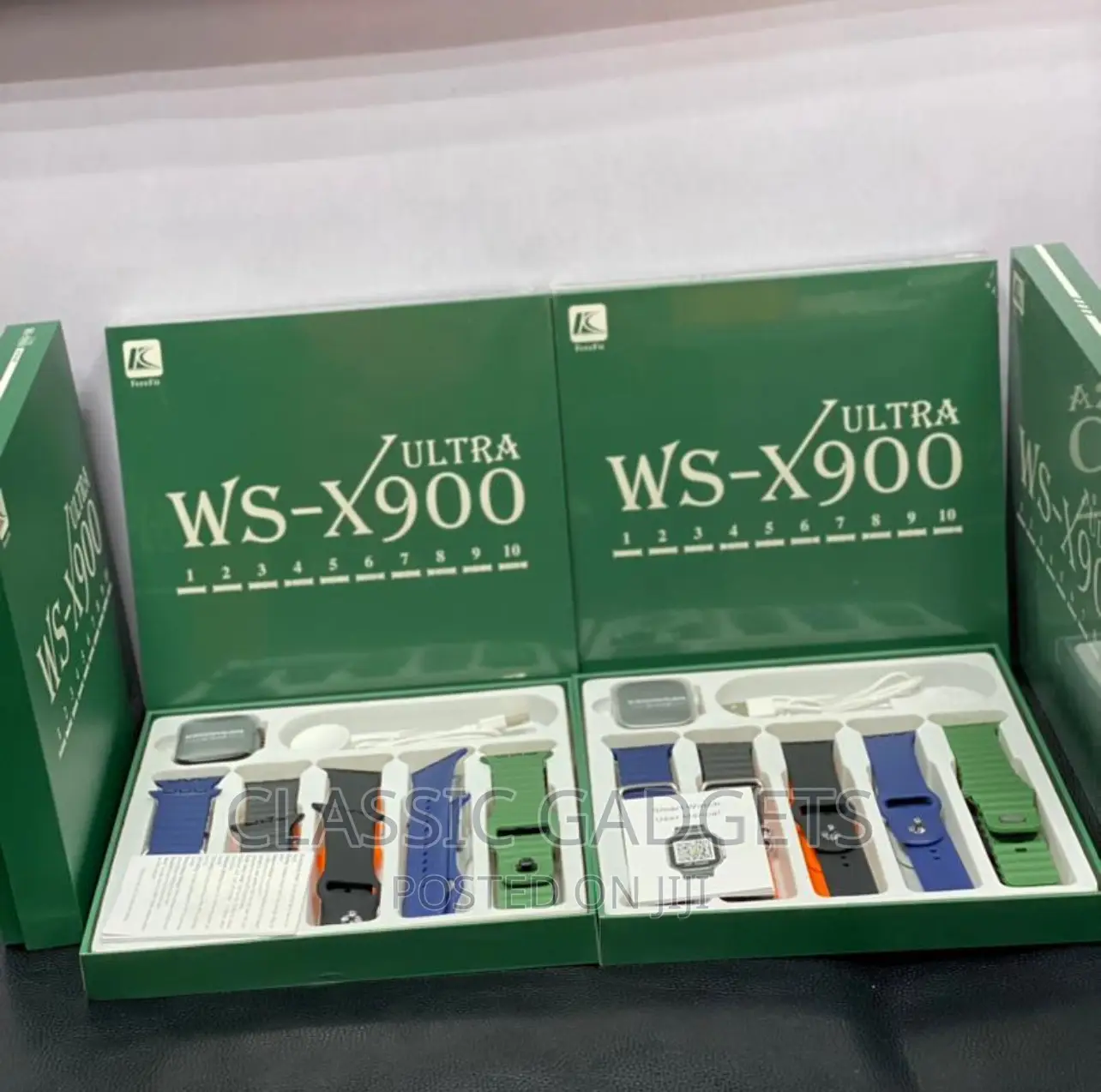 WS-X900 Ultra Smart Watch With 10 Straps and GPS