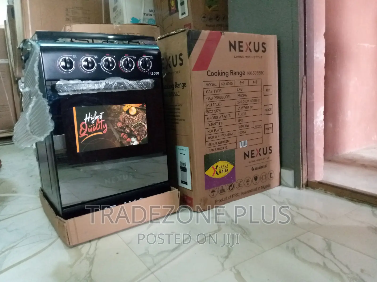 Quality Nexus 4 Gas Burner Gas Cooker-Nx-5055bc
