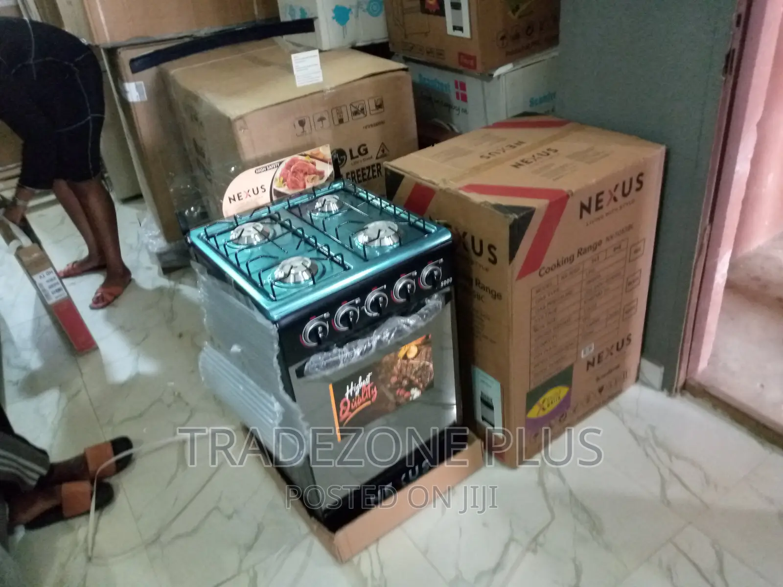 Quality Nexus Free Standing Gas Cooker-Nx-5055bc