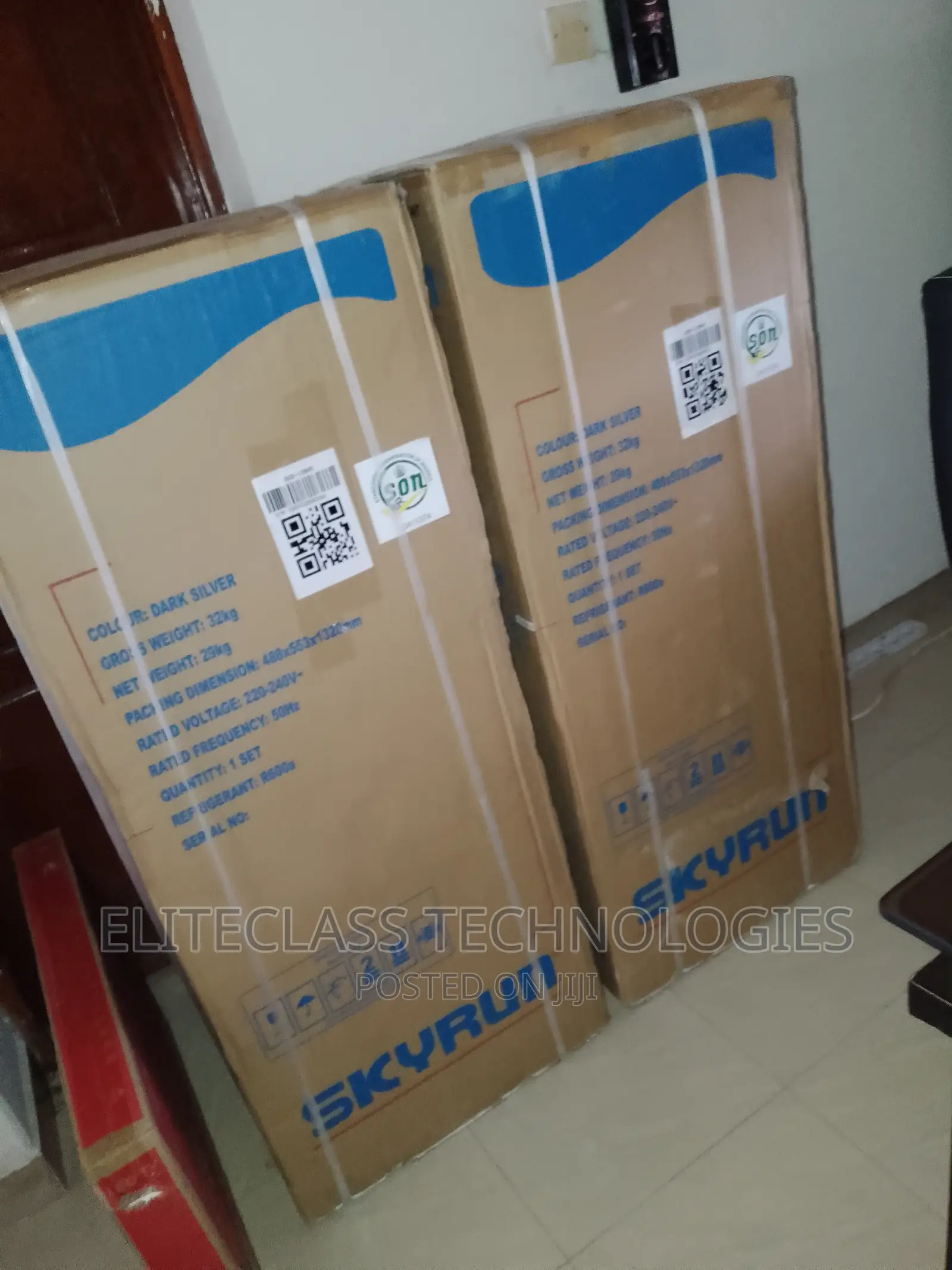 Skyrun BCD-138HC Refrigerator- Antirust Cabinet/Lock and Key