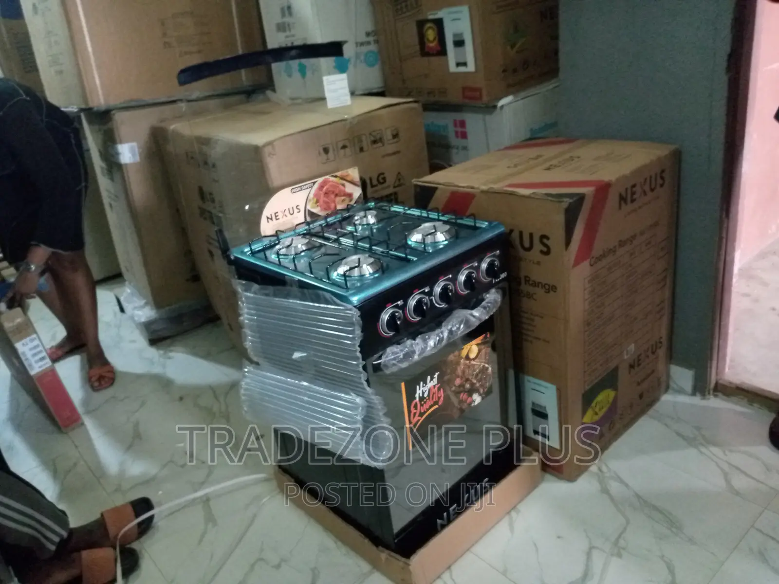 Quality Nexus Nx-5055bc 4 Burner Gas Cooker