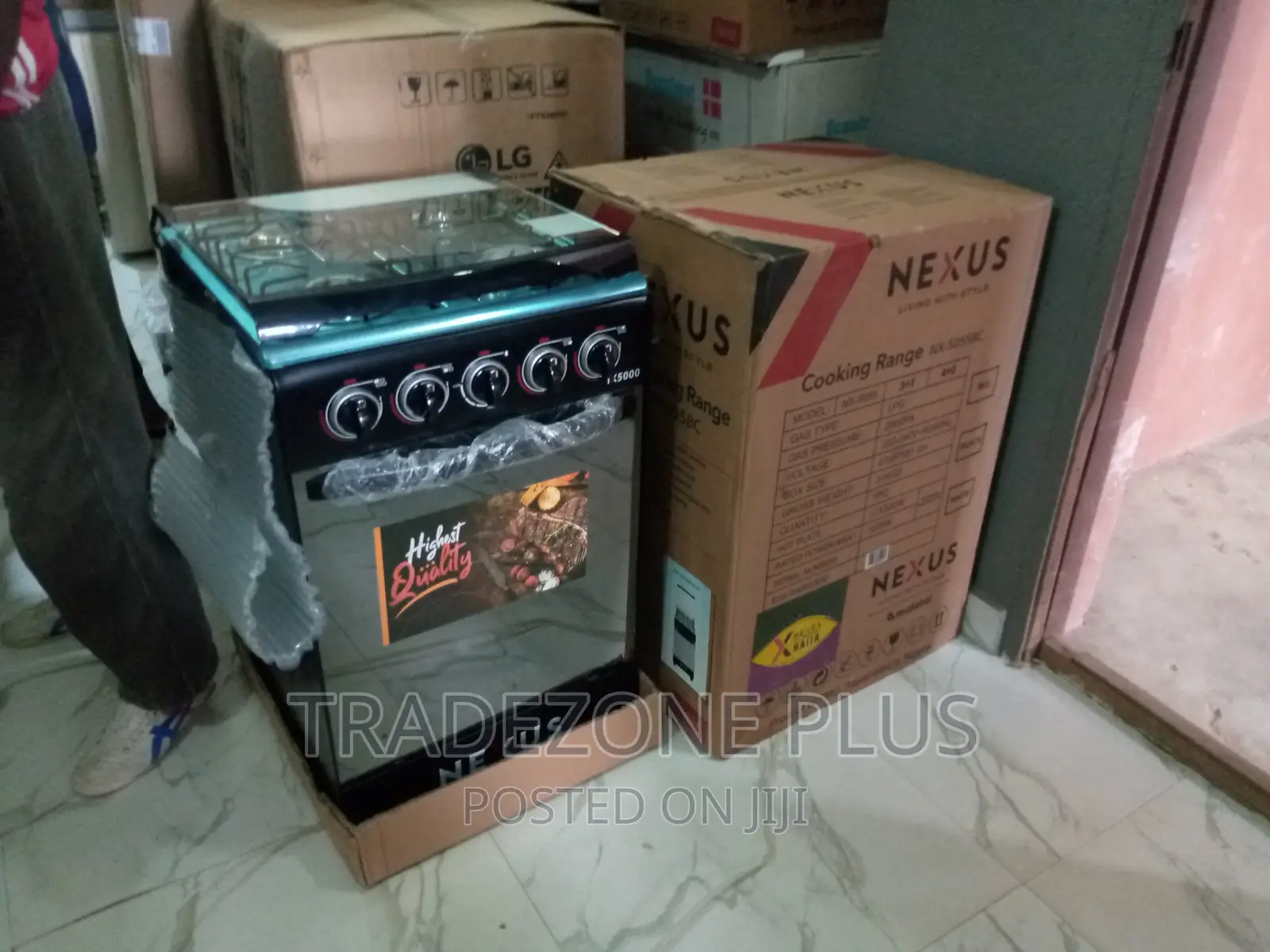 Quality Nexus Nx-5055bc 4 Burner Gas Cooker