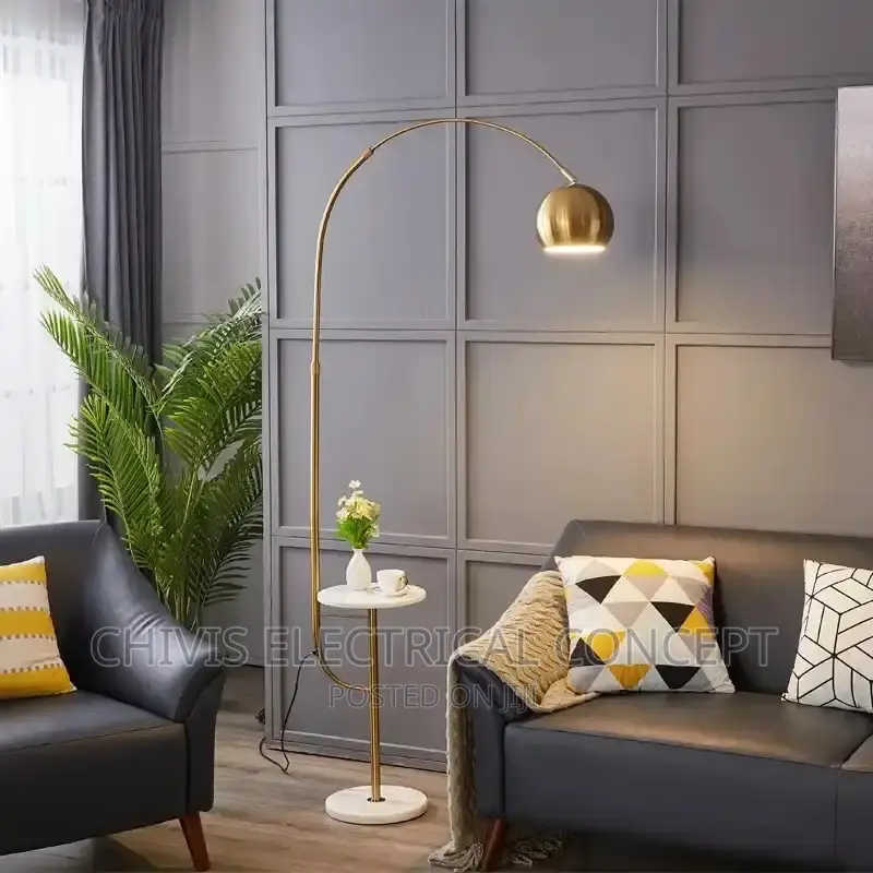 Fishing Led Floor Lights for Living Room Wireless Charging